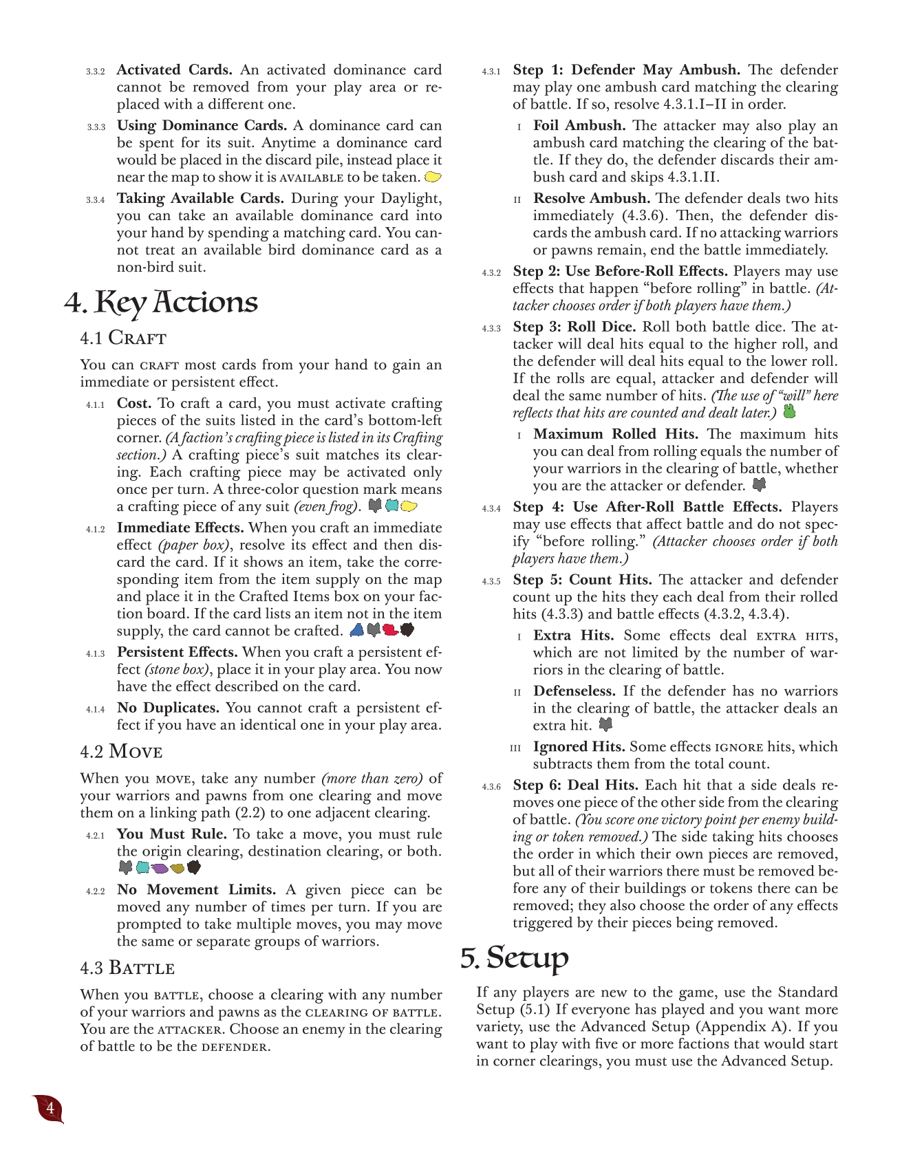Rulebook page 4