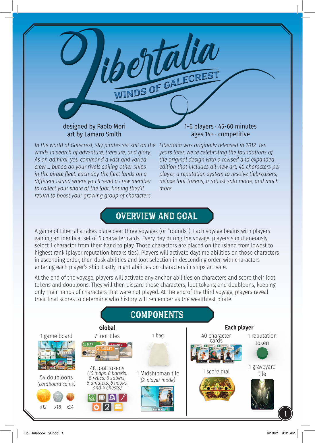 Rulebook page 1