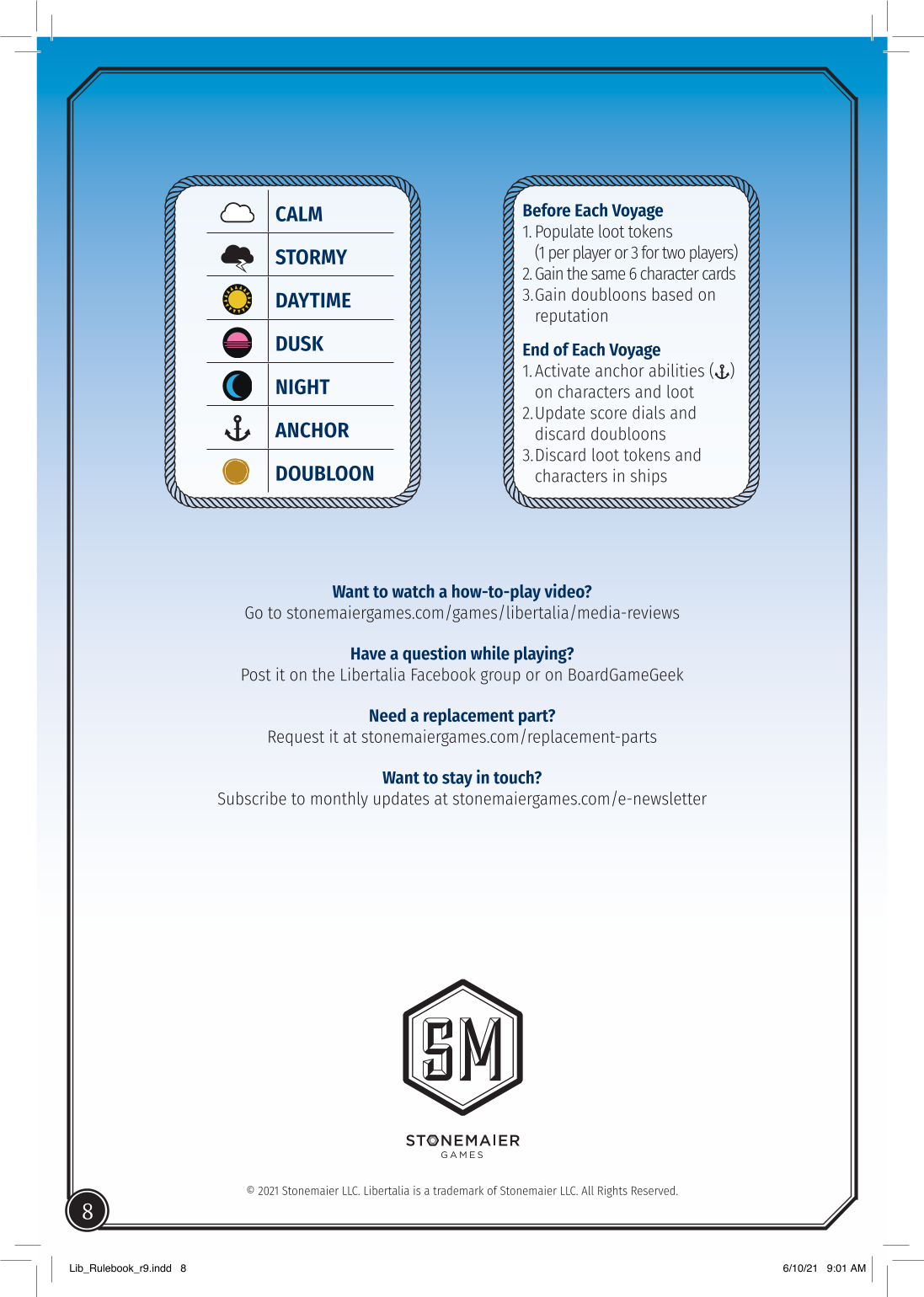 Rulebook page 8