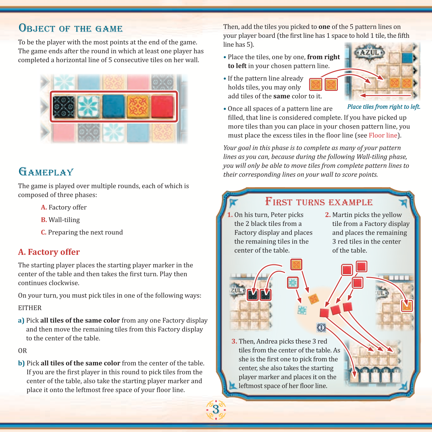 Rulebook page 3